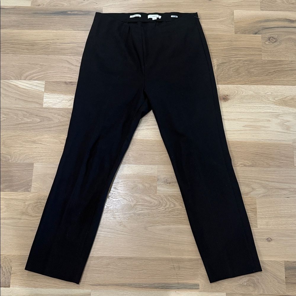 Vince Black Pleated Straight-Leg Dress Pants Size XL